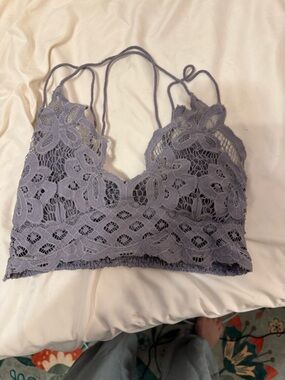 Free People Lace Bralette in Dusty Lavender